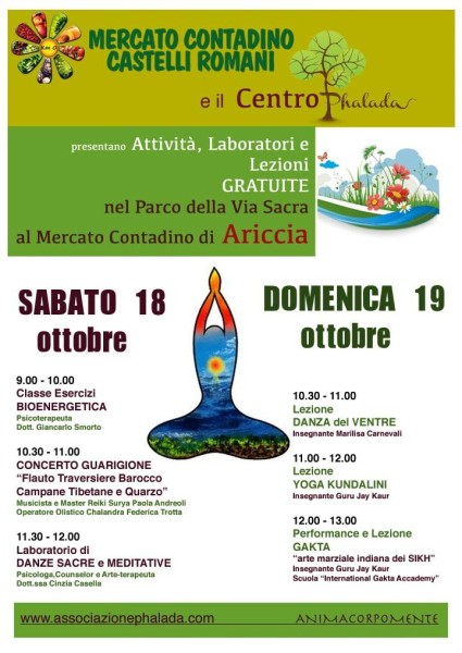 18 e 19 ottobre ad ARICCIA