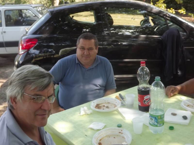 UN MOMENTO DEL PRANZO DELLA ITALCACCIA DI LARIANO