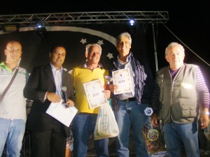 premiati i primi classificati torneo di briscola(memorial Fiorenzo Caliciotti) Gianni Calvani e Vincenzo Bartolucci