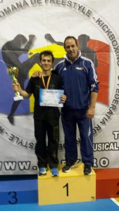 L'ATLETA FABIOL ARAPAJ CON IL MAESTRO TOMMASO D'ADAMO