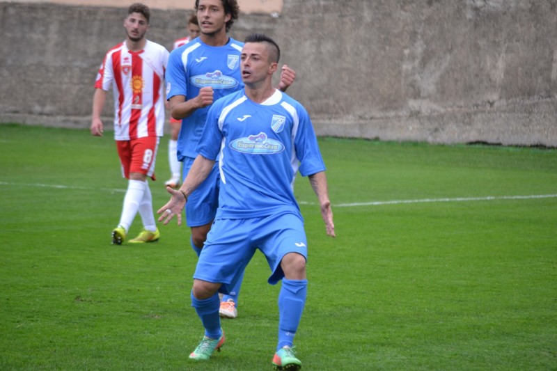 pintori esulta dopo gol al grosseto