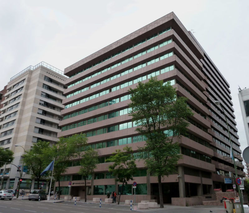 Headquarters of the United Nations World Tourism Organization (UNWTO), in Madrid (Spain).